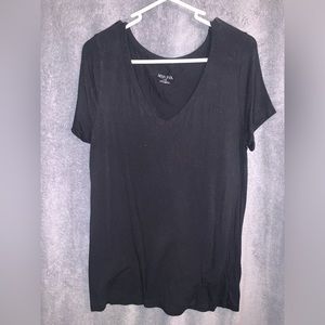 Merona black short sleeve shirt size Medium